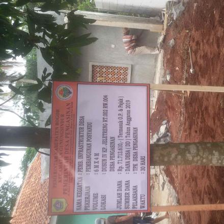 Pembangunan Gedung Posyandu Ide Karya Jeletreng RW